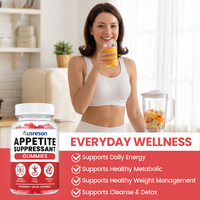 Gummies Coupe-Faim Véganes Herbal OEM Ausreson au Vinaigre de Cidre de Pomme pour la Gestion du Poids et la Brûlure des Graisses pour Adultes