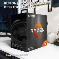 Processeur Ruilong R5 5600X 6 cœurs 3,7 GHz 12 nm, interface AM4, nouveau, dédié pour ordinateur de bureau