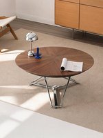 Table basse transformable en pierre, inspirée de l'architecture Bauhaus, table compacte pliable et réglable en hauteur pour les petits appartements