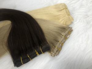 Extensiones de Cabello con Clip, Cabello Humano Remy de Doble Trama, Extensiones de Alta Calidad - Product Image 6