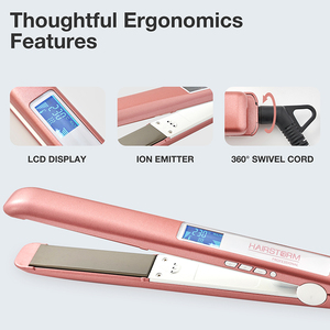 เครื่องหนีบผมไทเทเนียมรุ่น Elegent Series แบบมืออาชีพ หน้าจอ LCD พร้อมระบบล็อค แผ่นไทเทเนียมให้ความร้อนที่เหนือกว่า - Product Image 6
