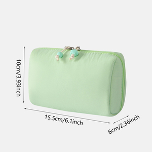 Borsa da Viaggio per Trucco Portatile, <span class=keywords><strong>Impermeabile</strong></span> e Resistente con Loghi Personalizzabili, Realizzata in Nylon Morbido ed Ecologico - Product Image 4