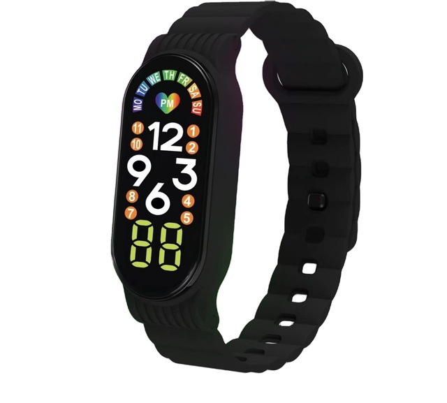 2023 Fashion Men Women Sport Silicone Watches Electronic Watch Lightweight Wrist Watch LED Display Clock