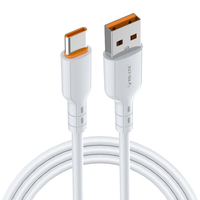 Câble USB A vers Type C 3.1A à charge rapide, ABS, 1m, synchronisation de données haute vitesse, câble de chargeur de téléphone portable pour Samsung Xiaomi Android