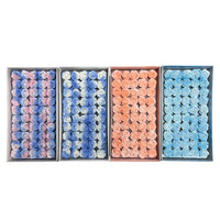 Mini savon en forme de rose pour la fête des enseignants, savon en forme de tête de fleur, savon en boîte, bouquet fait main