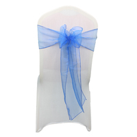 Rubans de chaise universels en organza violet pour mariage et banquet, 7x108/8x108 pouces, durables, réutilisables, confortables, teints unis, vente en gros