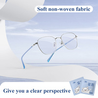 Lingettes anti-buée de vente chaude 100 pièces/boîte | OEM en vrac disponible | Emballé individuellement pour le voyage et le sport
