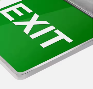 Rechargeable <strong>Lamp</strong> Automatic High Quality Plastic Green Led Floor Corridor Garage Gate Safety Celling Mount <strong>Exit</strong> <strong>Light</strong> Recessed - Product Image 3