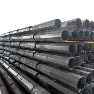 Изготовление на заказ: Восьмигранные телекоммуникационные и электрические опоры 10м, 12м, 14м, 15м, 18м из горячеоцинкованной стали - Product Image 1