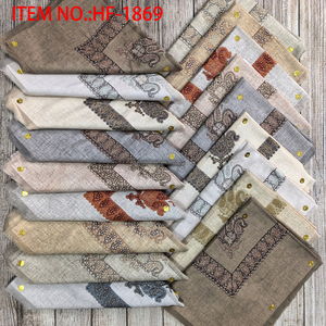 Venta caliente al por mayor musulmán bordado bufanda chales para hombres yemení - Product Image 5