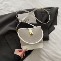 Sac seau tendance Star Lady, style bohème, fermeture à fermoir, printemps-été, simplicité urbaine, couleurs contrastées