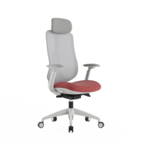 Solution de bureau ergonomique : Chaise en maille respirante avec logo personnalisé pour projets d'usine