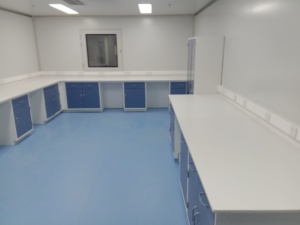 מתכת פלדת חומר קוסמטיקה מעבדה שולחן לטיפוח העור שולחן מעבדה אמריקאי סטנדרטי עבודה ספסל - Product Image 5