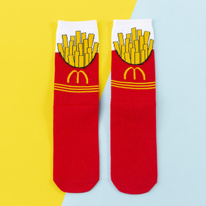 <span class=keywords><strong>Chaussettes</strong></span> de fruits en coton à la mode pour femmes Hot-Selling Color-Block Crew <span class=keywords><strong>Chaussettes</strong></span> décontractées Fun Banana Avocado Cartoon <span class=keywords><strong>Chaussettes</strong></span> - Product Image 6