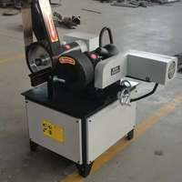 Mini polisseuse de bureau à bande abrasive pour le ponçage de surface externe des tuyaux en acier inoxydable