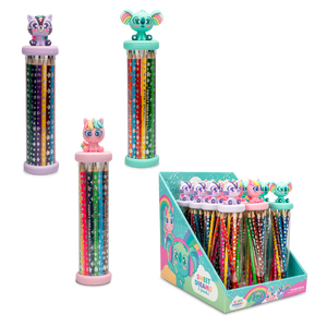 12 matite colorate in tubo con topper 3D Sweet Dreams Friends - Product Image 1