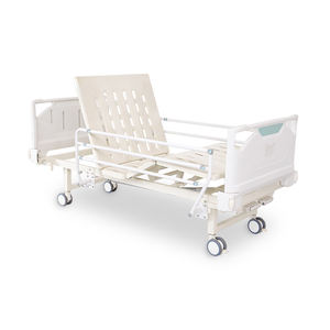 Бестселлер от производителя: 2-функциональная механическая больничная кровать для пациентов с двойным механизмом качания и бортиками в японском стиле - Product Image 4