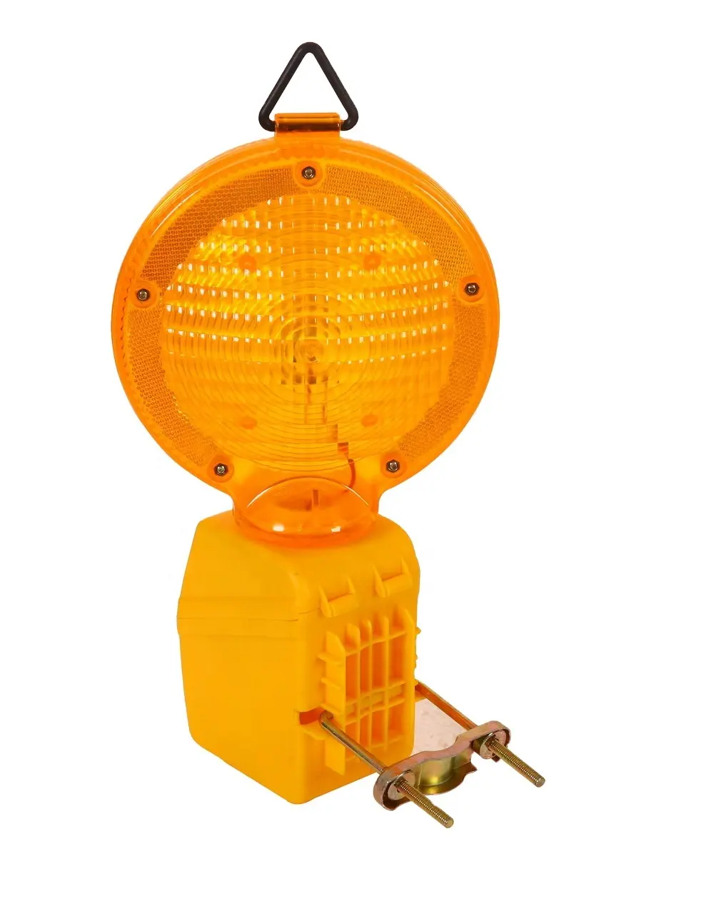 Traffic safety LED barricade lights Install portable traffic warning lights