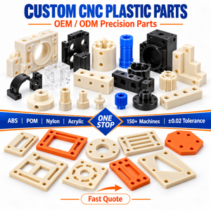 Servicio de Mecanizado CNC de Plástico de Alta Calidad Personalizado, Piezas de Nylon, POM, Delrin, PEEK, Torneado CNC, Fresado - Product Image 1