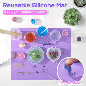 <span class=keywords><strong>Kit</strong></span> de <span class=keywords><strong>Resina</strong></span> <span class=keywords><strong>Epoxi</strong></span> con Moldes para <span class=keywords><strong>Principiantes</strong></span> 18oz Súper Transparente y Dura <span class=keywords><strong>Resina</strong></span> Set Completo de Suministros de Manualidades para Iniciarse en el Arte de Vaciado - Product Image 4