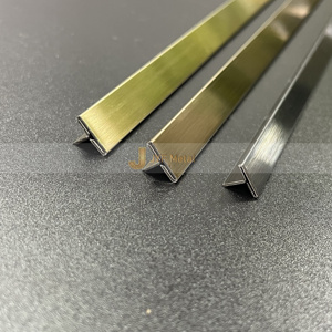 Profilé décoratif en acier inoxydable EX400 sur mesure pour la finition des carreaux et la décoration murale intérieure - Product Image 1