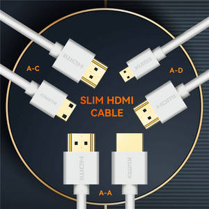 Cavo <span class=keywords><strong>HDMI</strong></span> Super sottile ad alta velocità a <span class=keywords><strong>Mini</strong></span> Micro <span class=keywords><strong>HDMI</strong></span> cavo <span class=keywords><strong>HDMI</strong></span> in rame nudo 4k 60hz 2.0 V - Product Image 2