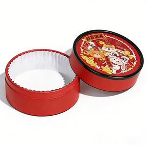 กล่องกระดาษทรงกระบอกสำหรับใส่คุกกี้ ช็อกโกแลต ชีสเค้ก บิสกิต เป็นมิตรกับสิ่งแวดล้อม ใช้ได้กับอาหาร - Product Image 4