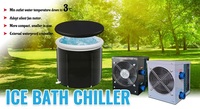 Refroidisseur de bain de glace portable Refroidisseur de bain de glace 1 Hp Refroidisseur d'eau pour bain de glace