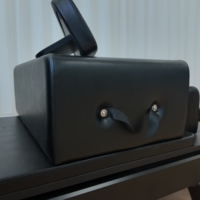 Ventes directes usine chinoise : Appareil de fitness professionnel multifonction portable en aluminium noir, pliable, avec plateforme de saut intégrée