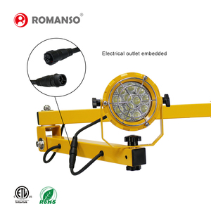 Lámpara de Trabajo LED con Brazo Oscilante de Nuevo Diseño, 20W 30W 50W 60W, Luces LED para Almacenes, Remolques y Muelles - Product Image 5