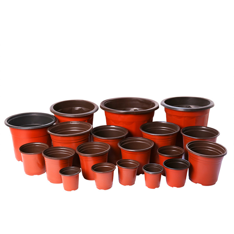 Grote Outdoor Plantenbakken 1 3 5 6 7 10 15 Gallon Inch Plastic Planter Kwekerij Plantenbak Potten Met Drainage