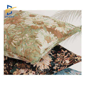 Innermor jacquard di lusso moderno copricuscino soggiorno rosso motivo floreale divano da soggiorno divano - Product Image 1