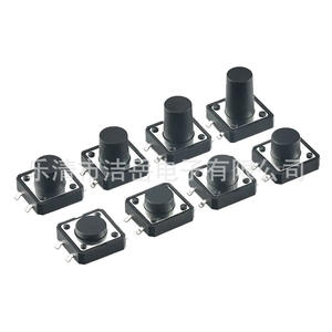 สวิตช์สัมผัสแบบติดตั้งบนพื้นผิว Jieyue 12x12  ตัวเรือน PPA  หน้าสัมผัสสแตนเลสสตีล  สวิตช์ไมโครแบบกด 4 ขา - Product Image 3