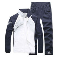 Survêtements en molleton 100% coton, broderie de logo personnalisée, bas de survêtement d'hiver de haute qualité, respirants, coupe-vent, ensemble 2 pièces