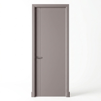 Porte intérieure en bois mélaminé moderne, élégante, anti-rayures, de qualité ENF, pour chambre principale de villa