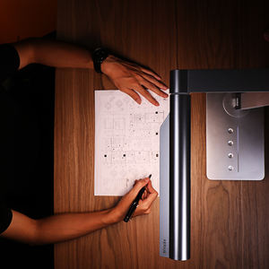 Lampe de Table pliable <span class=keywords><strong>2022</strong></span> ° pour la protection des yeux, avec contrôle tactile, idéale pour un bureau, livraison gratuite - Product Image 5