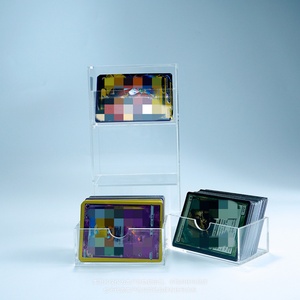 Best Selling for Modern Acrylic Card Holder Display Stand <b>Stackable</b> <b>Drawer</b> Organizer <b>Storage</b> Clear - Product Image 4