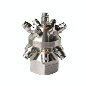 Đa Đầu Bể Rửa Phun Cố Định 13Pcs Đầu 6353 Thép Không Gỉ Có Thể Tháo Rời Máy Bay Phản Lực Đầy Đủ Hình Nón Phun Vòi Phun - Product Image 1