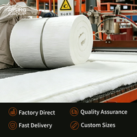 Couverture en fibre céramique à prix d'usine, produits d'isolation ignifuges, couverture en fibre céramique pour l'industrie chimique