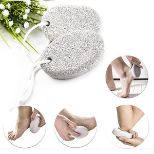Piedra Pómez Natural de Doble Cara para Exfoliar los Pies, Masaje de Baño con Orificios, Producto de Grado Médico No Metálico - Product Image 2
