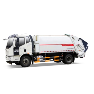 FULONGMA 18 ton garbage compression truck with bin lifter garbage vehicle