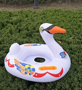 Bé bơi ghế Vòng hồ bơi Float PVC phim hoạt hình động vật Inflatable bơi vòng nước bè với chỗ ngồi - Product Image 4