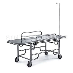 Carrito de Emergencia Henry HR-116 de Acero Inoxidable con Cuatro Ruedas y Cama Desmontable para Uso Hospitalario - Product Image 3