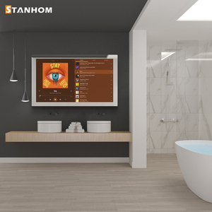Stanhom CE FCC hình chữ nhật 65 ''không thấm nước <span class=keywords><strong>Wifi</strong></span> điều khiển từ xa màn hình cảm ứng thông minh TV gương cho phòng tắm phòng khách - Product Image 5