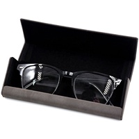 Bestpackaging étui à lunettes en cuir personnalisé étui à lunettes magnétique emballage rigide pour lunettes de soleil étui en cuir avec logo