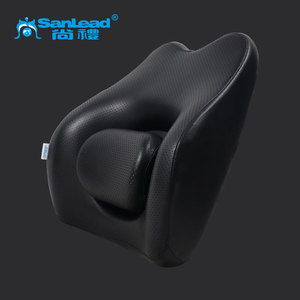 เบาะรองหลังเมมโมรี่โฟม Sanlead <span class=keywords><strong>ส</strong></span>ำหรับเบาะ<span class=keywords><strong>รถ</strong></span>ยนต์ Audi ระดับหรู ช่วยรองรับหลัง<span class=keywords><strong>ส</strong></span>่วนล่างและเอว พร้อมปรับระดับความ<span class=keywords><strong>ส</strong></span>ูงได้ฟรี - Product Image 2