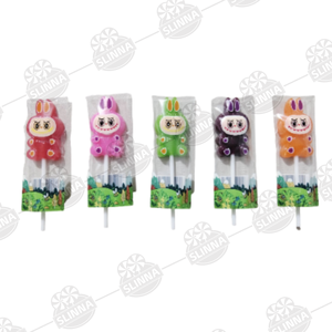 Piruletas de Animales 3D de Dibujos Animados, Halal, OEM, con Múltiples Sabores de Frutas, Piruletas con Forma de Conejo, Dulces Duros para Niños, Regalo para Fiestas Infantiles - Product Image 3