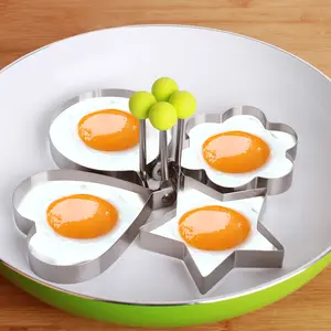 Molde de acero inoxidable para freír huevos, tortitas, pan, frutas y verduras, decoración, accesorios de cocina, utensilios de cocina, 1 ud.