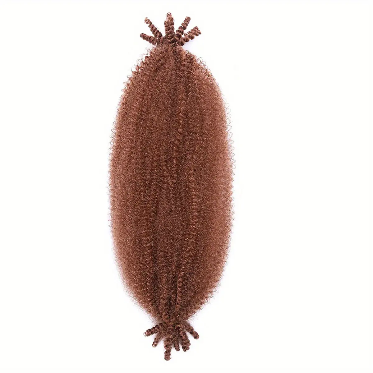 18inch 1pc Braiding Hair Springy Afro Twist Hair Pre-Separated Braiding Hair Kinky Curly Twist for Women