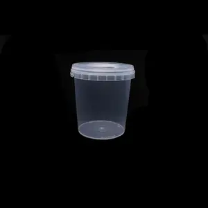 Biodegradable के पर्यावरण के अनुकूल माइक्रोवेव डेली सूप कप के साथ डिस्पोजेबल ताला ढक्कन